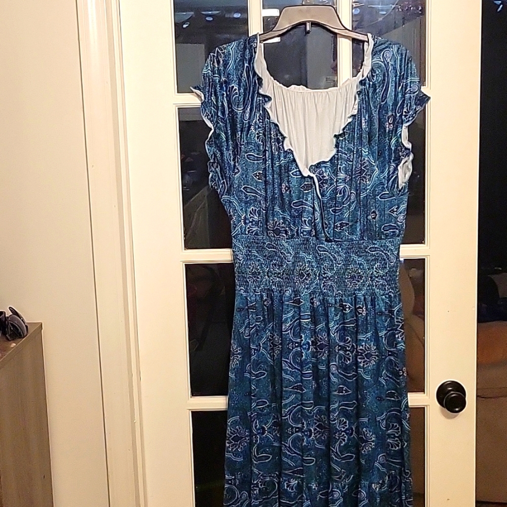 Maxi dress turqoise